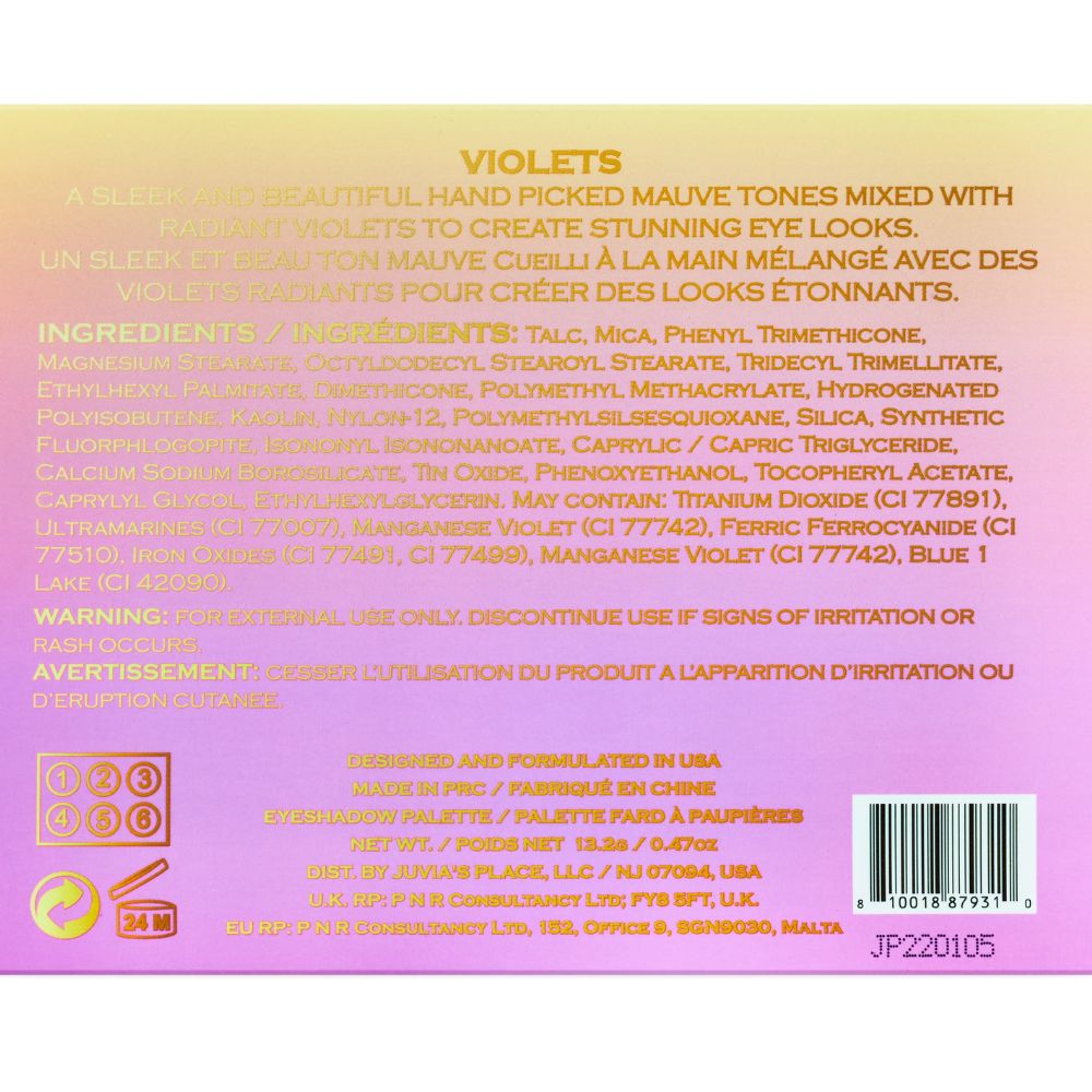 The Violets Palettes thumbnail image