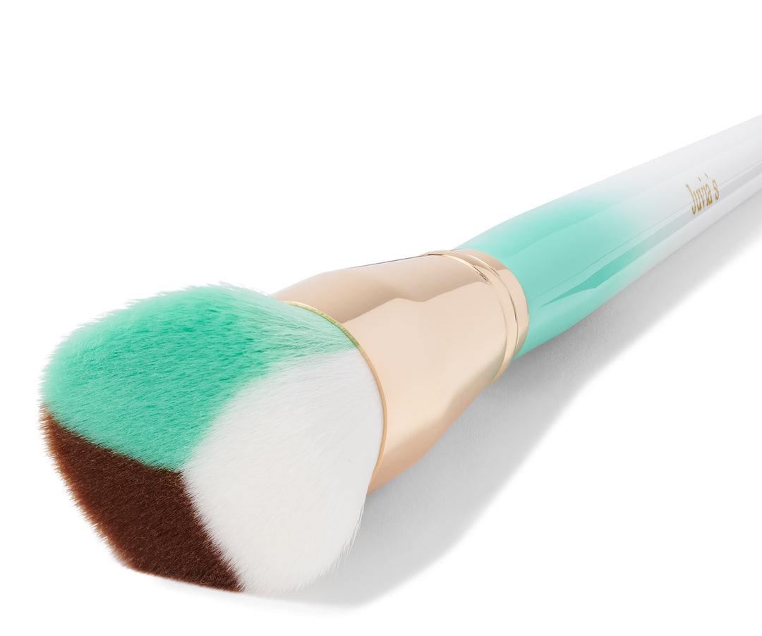 I Am Magic Flat Top Foundation Brush- Blue and White