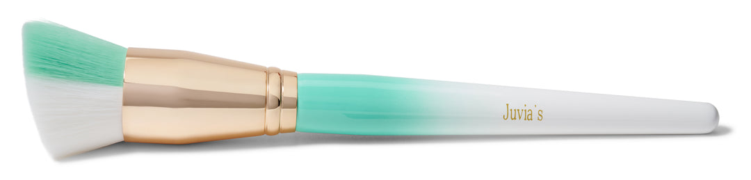 I Am Magic Flat Top Foundation Brush- Blue and White